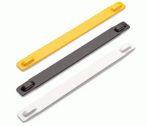 Nová Kolekce Nosný pásek pro návlečky 7-8 znaků, rozměry 8x60mm, funkční délka 33mm, barva černá