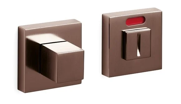 Časově Omezené Olivari CUBO WC uzamykání s ukazatelem Superfinish bronz satin