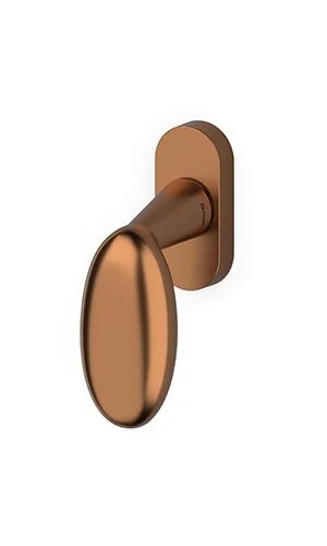 Okenní klika Olivari Blindo Superfinish měď satin Oblíbený