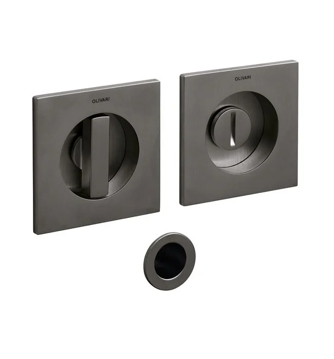 Mušle pro posuvné dveře Olivari Giotto Q Superfinish antracit satin Must-Have