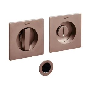 Značkový Mušle pro posuvné dveře Olivari Giotto Q Superfinish bronz satin