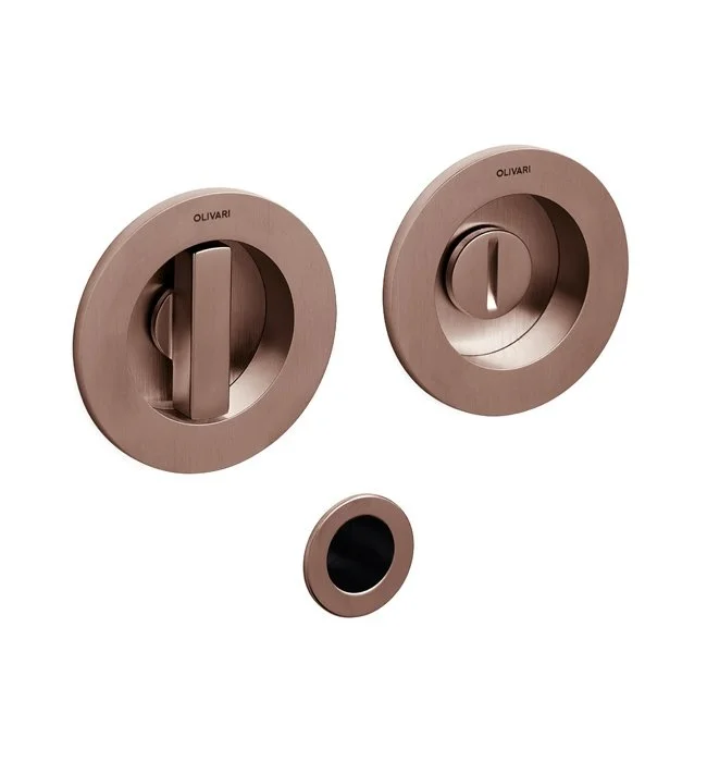 Mušle pro posuvné dveře Olivari Dante, otočná Superfinish bronze satin Přímo Od Výrobce