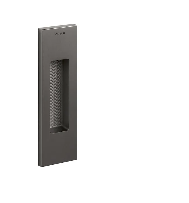 Mušle pro posuvné dveře Olivari Siro, plná Superfinish antracit satin Dokud Zásoby Vydrží