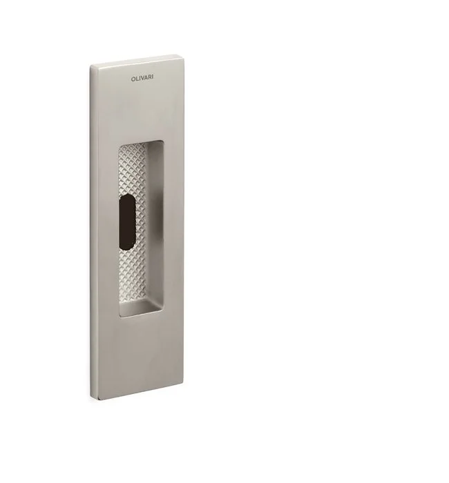 Mušle pro posuvné dveře Olivari Siro, pro klíč Superfinish nikl satin Sezónní Sleva