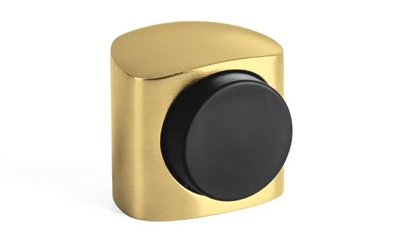 Dveřní doraz Olivari Victor Superfinish zlatý satin, S magnetem Super Cena