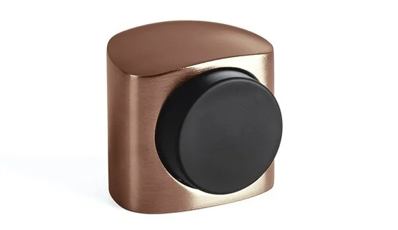 Dveřní doraz Olivari Victor Superfinish měď satin, S magnetem Autentický