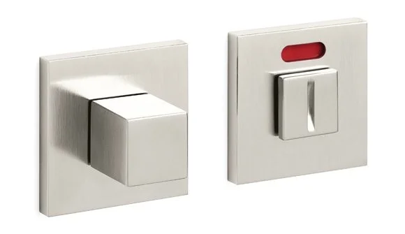 Tovární Cena Olivari CUBO WC uzamykání s ukazatelem nízká rozeta Superfinish nikl satin