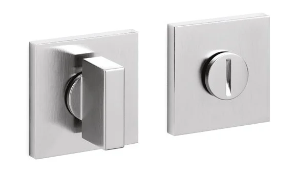 Olivari SPACE Q WC uzamykání nízká rozeta Superfinish nerez satin Nakupujte Hned