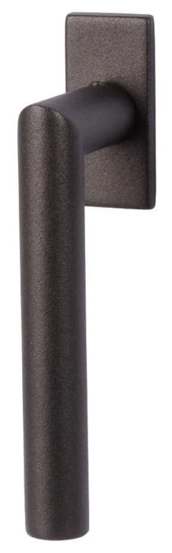 Expresní Doručení Okenní klika Ronny II Flat Square Černá ocel, 7 x 7 x 40 mm