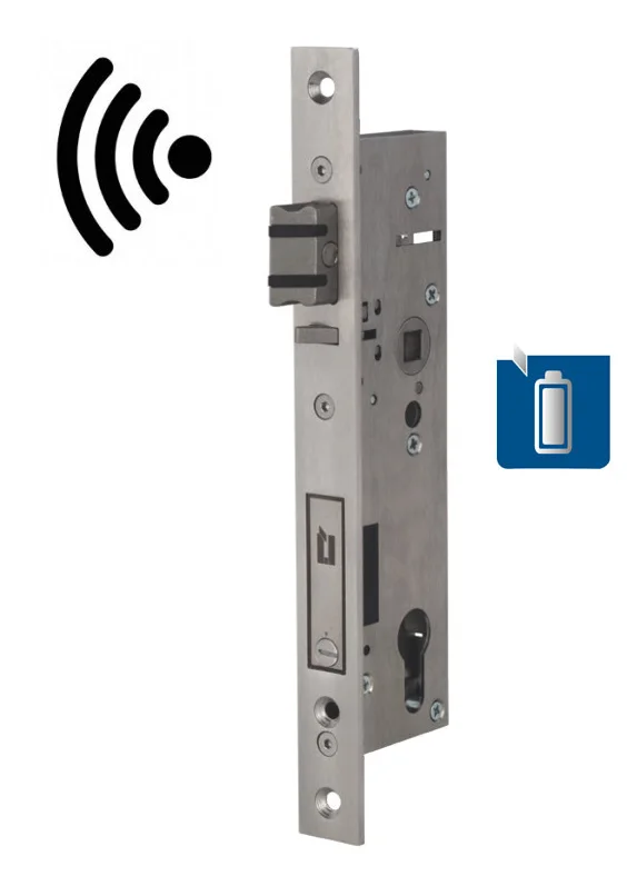 ÜLOCK-B úzký elektromechanický zámek bez kabeláže Pravé ven otevírané, Comfort, 45 mm Nejprodávanější