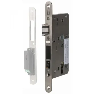 Značkový ÜLOCK-B Inductive elektromechanický zámek s indukčním nabíjením Comfort, Levé ven otevírané, 72 mm, 65 mm, 20x235x3 mm