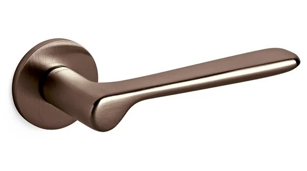 Sezónní Sleva OLIVARI Plume nízká rozeta Superfinish bronz satin, Bez rozety/otvoru pro klíč