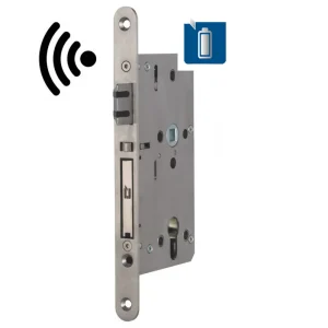 Značkový ÜLOCK-B elektromechanický panikový zámek na baterie Pravé ven otevírané, Comfort, 65 mm, 20x235x3 mm