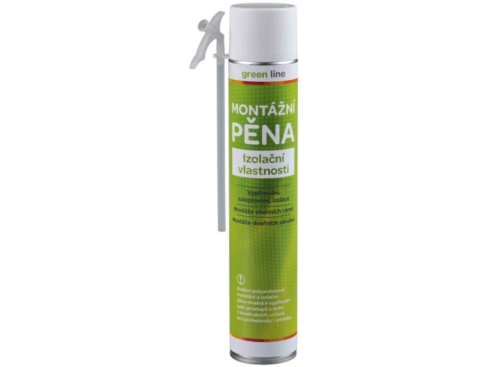 Víkendová Akce Montážní pěna Green line 750 ml trubičková Den Braven