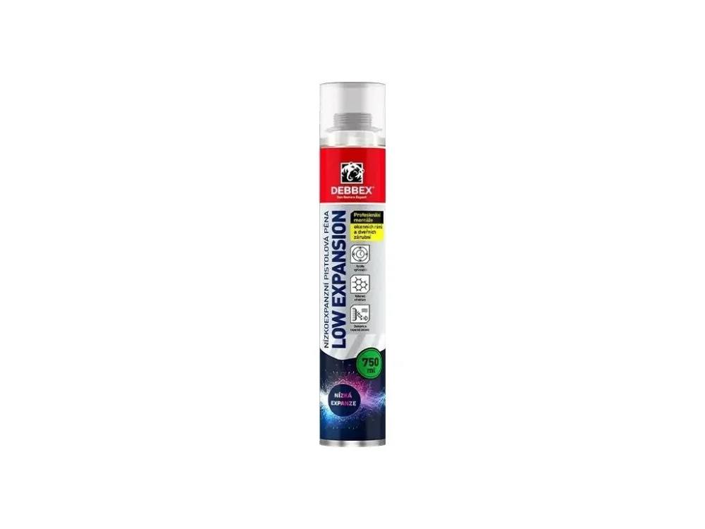 Nakupujte Hned Montážní pěna pistolová nízkoexpanzní 750ml Gunfoam