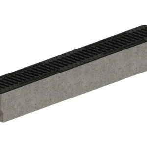 Zlevněný Odvodňovací betonový žlab VODALAND BASE C250 s litinovou mříží 1000 x 140 x 125 mm