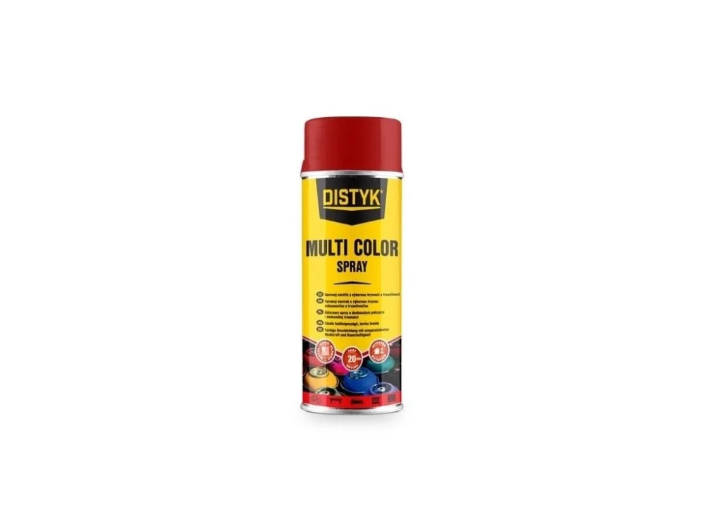 Ověřený Opravná barva ve spreji DISTYK MULTI COLOR SPRAY 400 ml červenohnědá RAL 3011