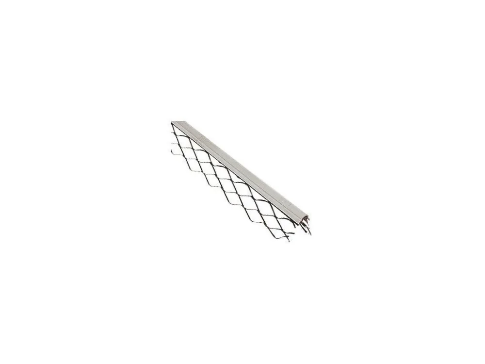 Zlevněný Rohový omítkový profil 34 x 34 mm pozinkovaný 2,5 m s PVC hranou
