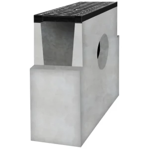 Zlevněný Sběrná betonová vpusť BIELBET D400 s litinovou mříží 500 x 250 x 700 mm 200 mm