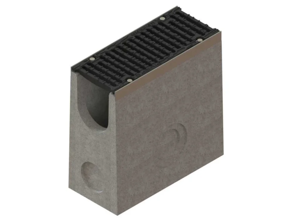 Sběrná betonová vpusť VODALAND PRO D400 s litinovou mříží 500 x 210 x 500 mm 260 mm Super Cena