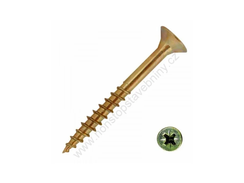 Nakupujte Hned Vrut do dřeva částečný závit 6x160mm šroub (100ks/bal)