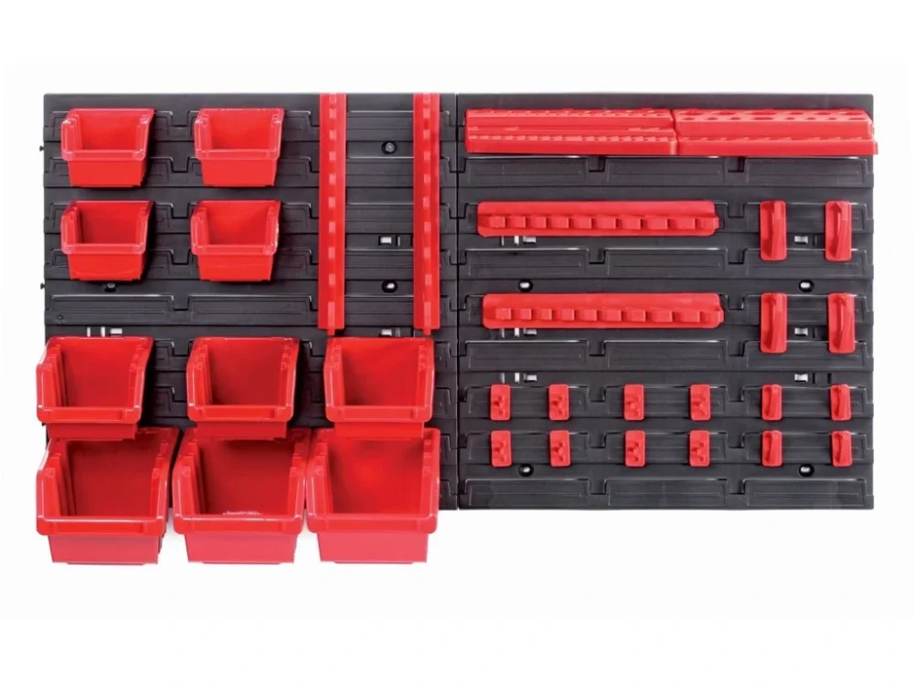 Nakupujte Hned Závěsný panel ORDERLINE s 10 boxy a 22 držáky na nářadí 800 x 195 x 400 mm