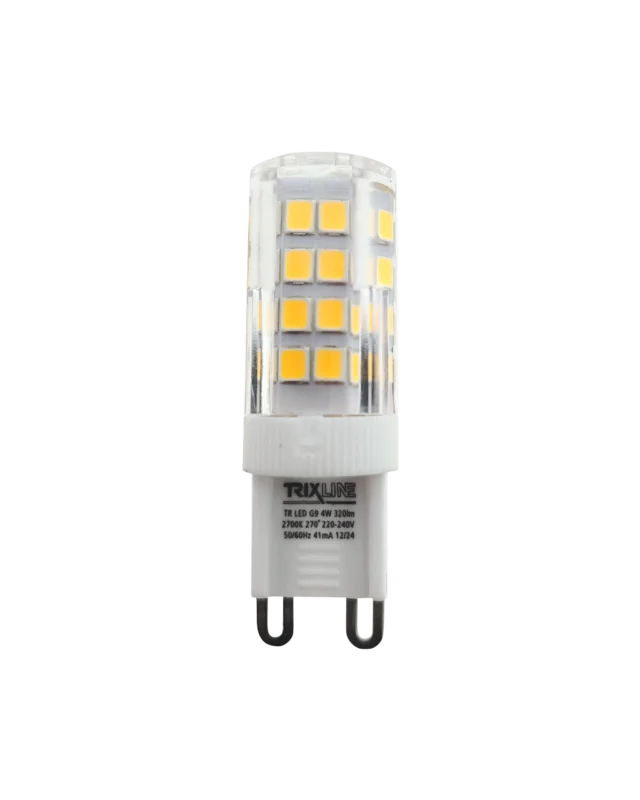 LED žárovka 4W 320lm G9 2700K teplá bílá Trixline Levný