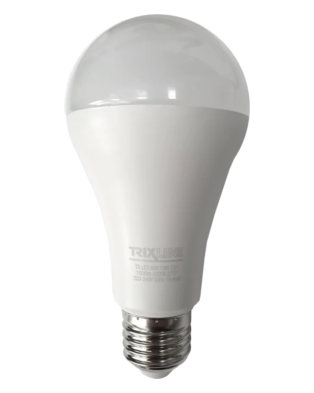 Výprodej LED žárovka Trixline 18W 1656lm E27 A65 neutrální bílá