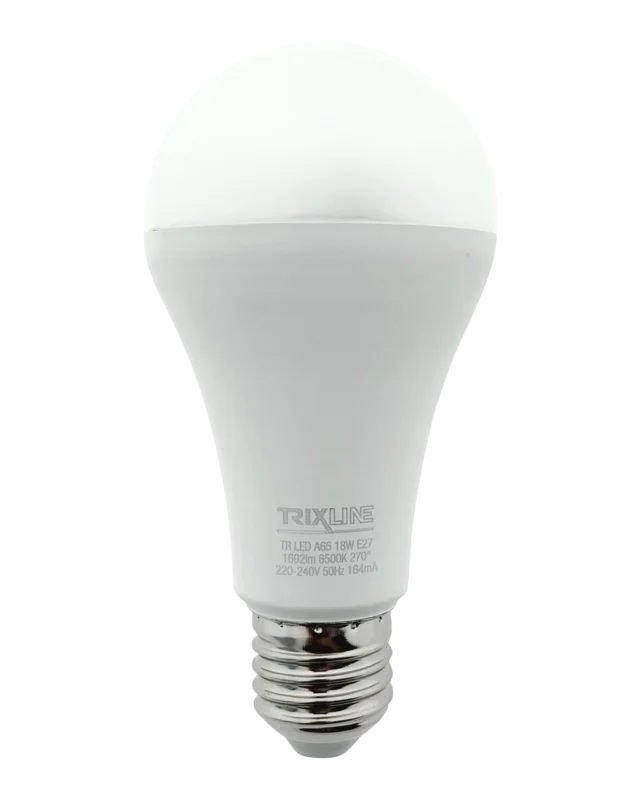 LED žárovka Trixline 18W 1692lm E27 A65 studená bílá Přímo Od Výrobce
