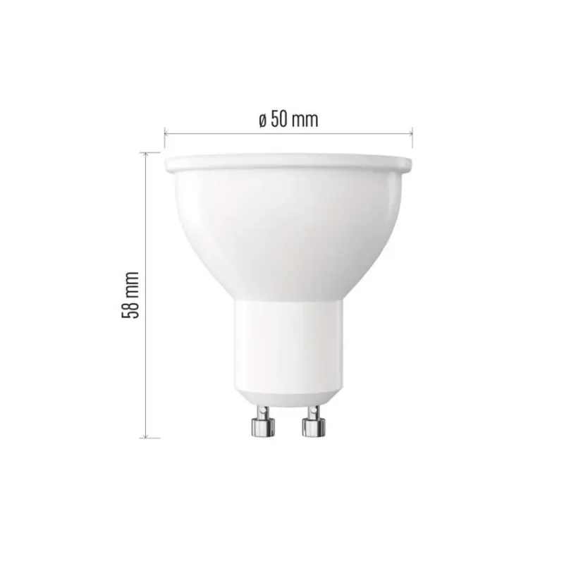 LED žárovka Classic MR16 / GU10 / 7 W (60 W) / 800 lm / teplá bílá / stmívatelná Časově Omezené