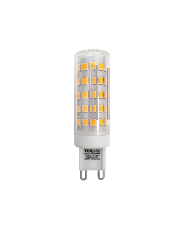 Omezená Nabídka LED žárovka 10W 1000lm G9 2700K teplá bílá Trixline