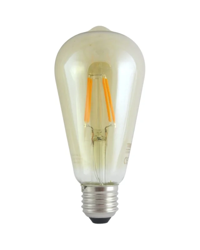 Dekorační LED žárovka FILAMENT TrixlineST-64, 4W E27 GOLD Cenový Hit