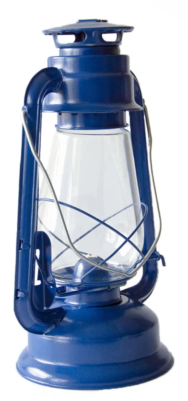Lampa petrolejová modrá 30cm Nejlepší Cena