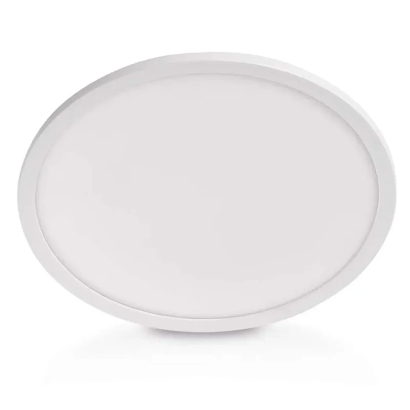LED přisazené svítidlo FLORI kruhové, bílé, 18W, neutrální bílá Omezená Nabídka