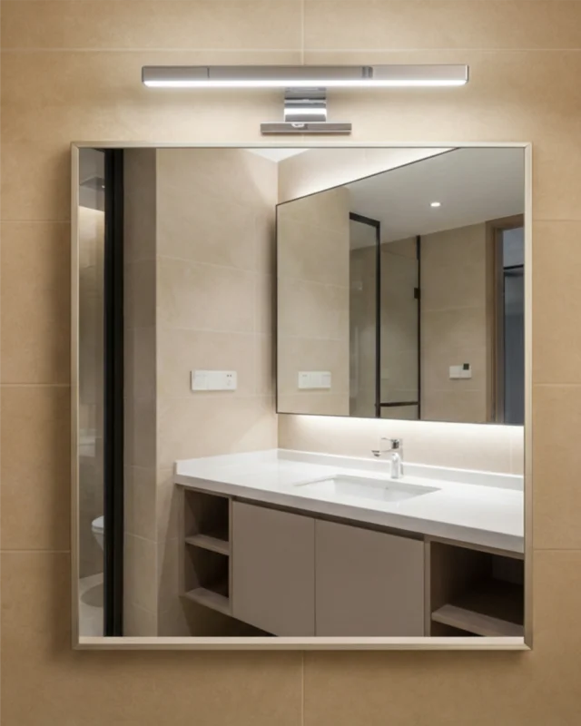 Q-302B LED 5W/400lm/4000K zrcadlové světlo 30cm - chrom QTEC Levný