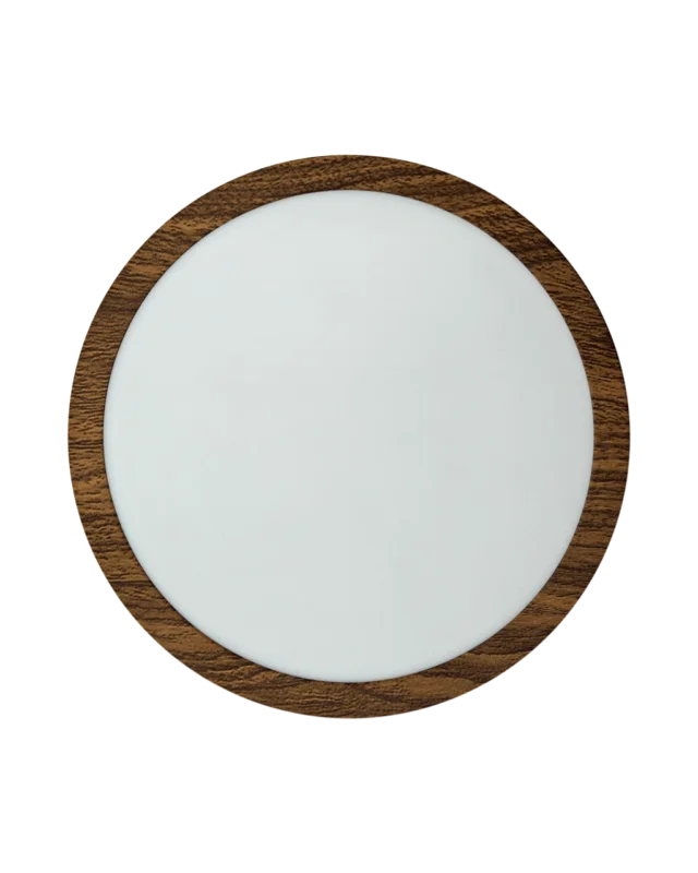 TR-154 LED panel 18W 1512lm 4200K dekor dřevo - kruhový přisazený Trixline Nová Kolekce