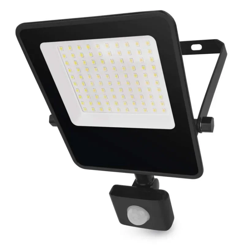 LED reflektor VISIO s pohybovým čidlem, 50 W, černý, neutrální bílá Omezená Nabídka