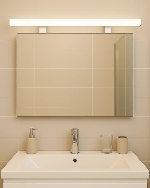Q-322CH LED 12W/1200lm/4000K zrcadlové světlo 80cm - chrome QTEC Vrácení Zdarma