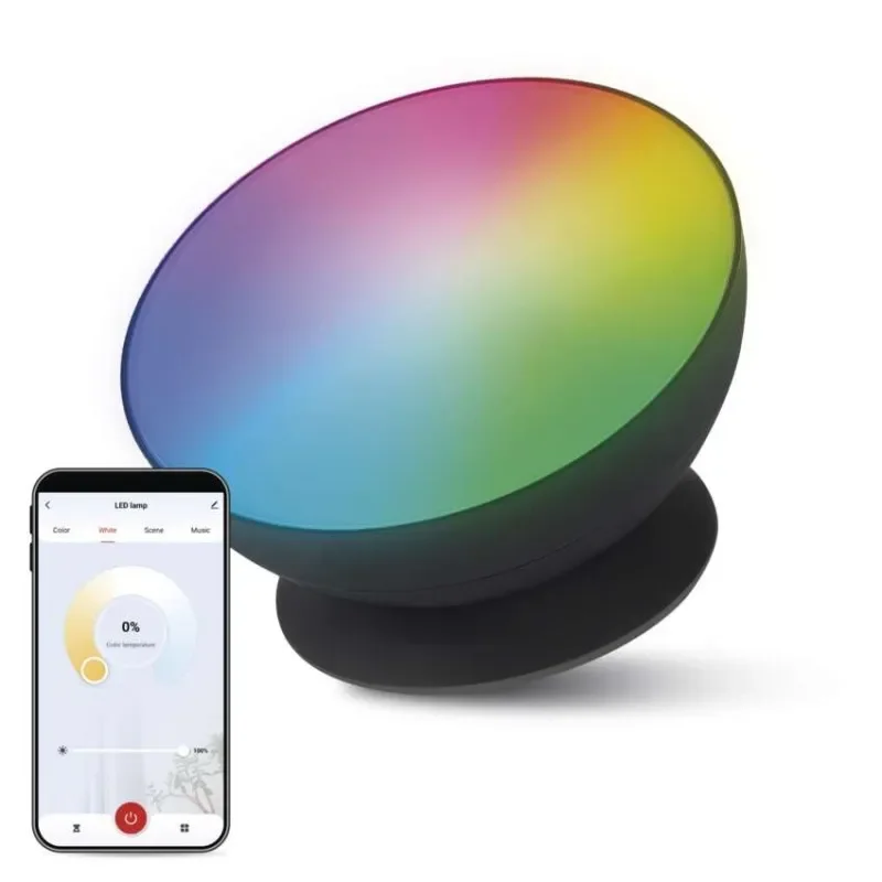 Originální GoSmart LED ambientní lampa, černá, teplá bílá–studená bílá/ RGB, WiFi