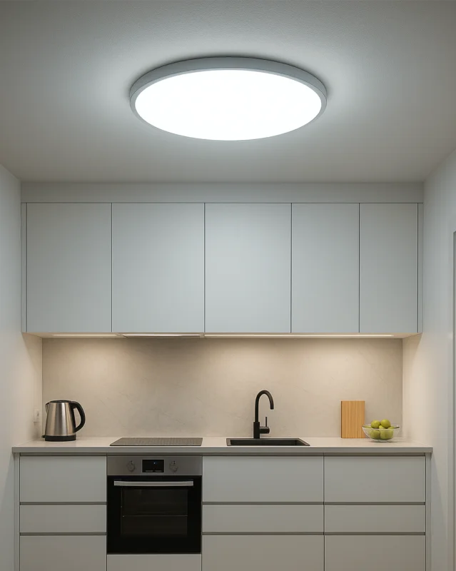 LED stropní 3CCT svítidlo TR-82S - 40W 4300lm ø50x2,7cm Trixline Bezpečná Platba