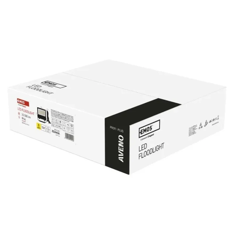 LED reflektor AVENO 100W, černý, neutrální bílá Pouze Dnes