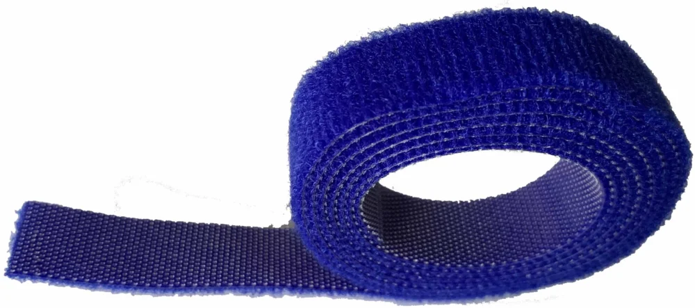 Suchý zip oboustranný 15x1000mm modrý Bezpečná Platba